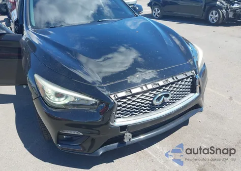 2018 Infiniti Q50 2.0T Pure from USA, damaged, VIN JN1CV7AP7JM400198